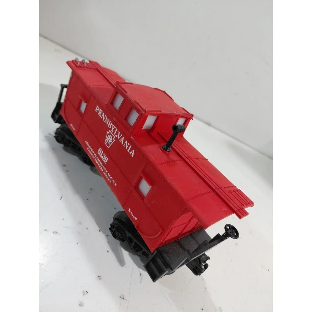 K Line K-6139 Train O Gauge Model Railroad Pennsylvania Lighted Caboose